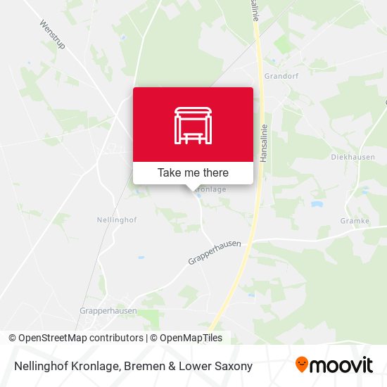 Nellinghof Kronlage map