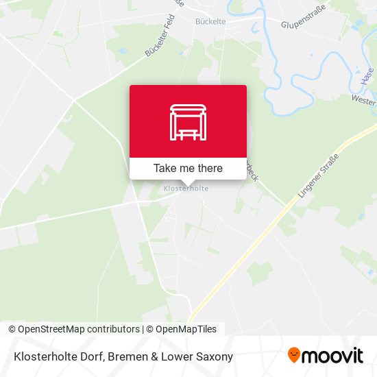 Klosterholte Dorf map