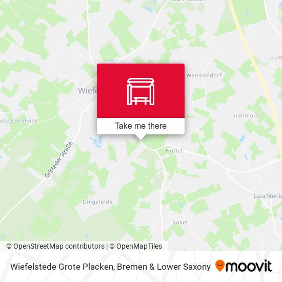 Wiefelstede Grote Placken map