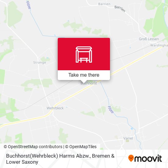 Buchhorst(Wehrbleck) Harms Abzw. map
