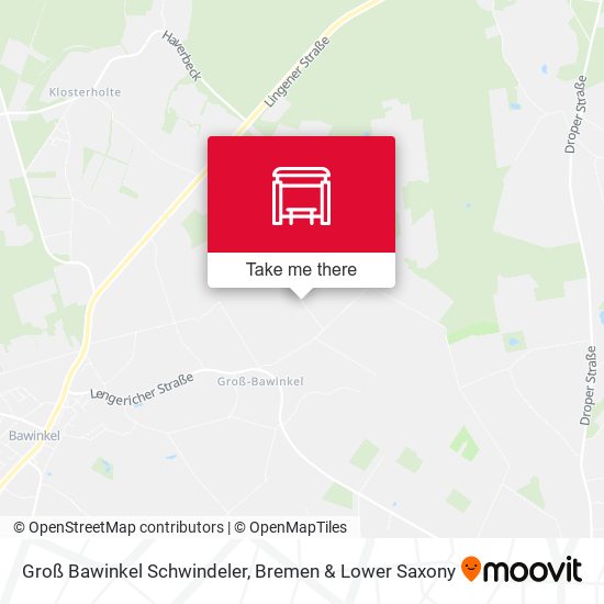 Groß Bawinkel Schwindeler map