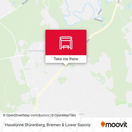 Haselünne Stürenberg map