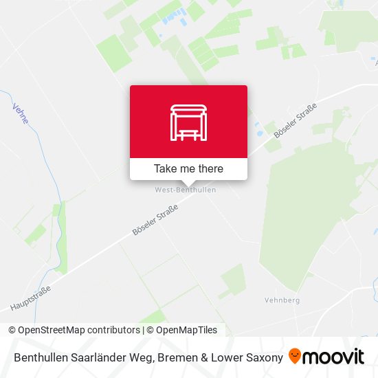Benthullen Saarländer Weg map