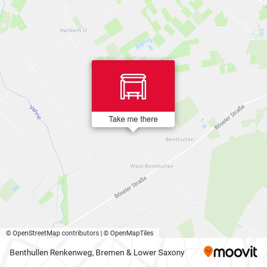 Benthullen Renkenweg map