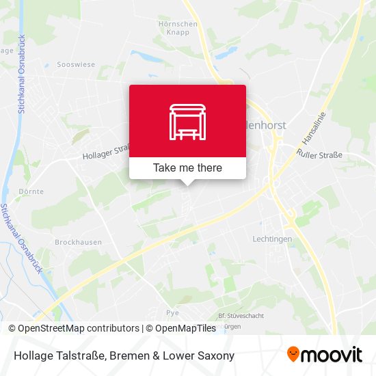 Hollage Talstraße map