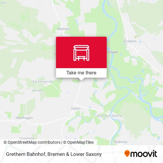 Grethem Bahnhof map