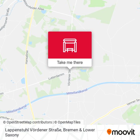Lappenstuhl Vördener Straße map