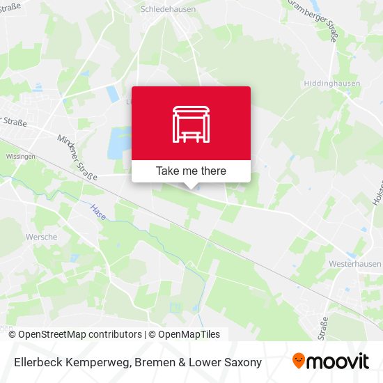 Ellerbeck Kemperweg map