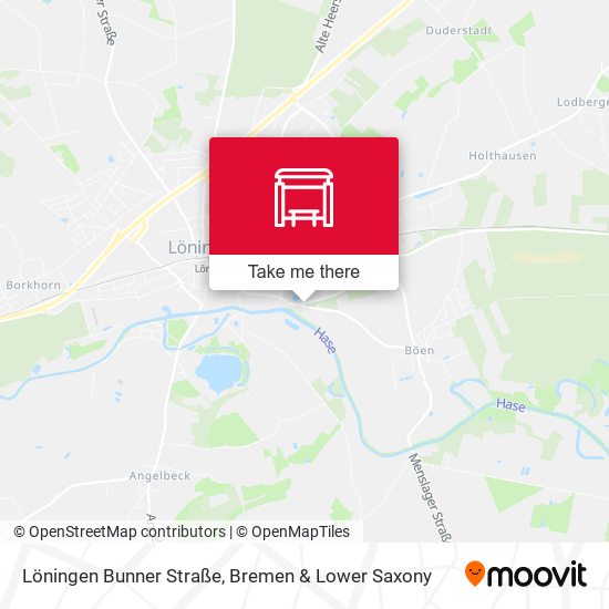 Löningen Bunner Straße map