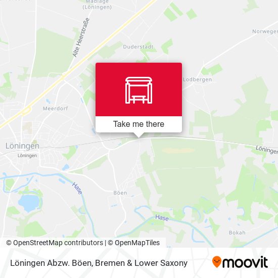 Löningen Abzw. Böen map