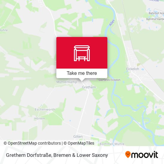 Grethem Dorfstraße map