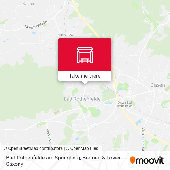 Bad Rothenfelde am Springberg map