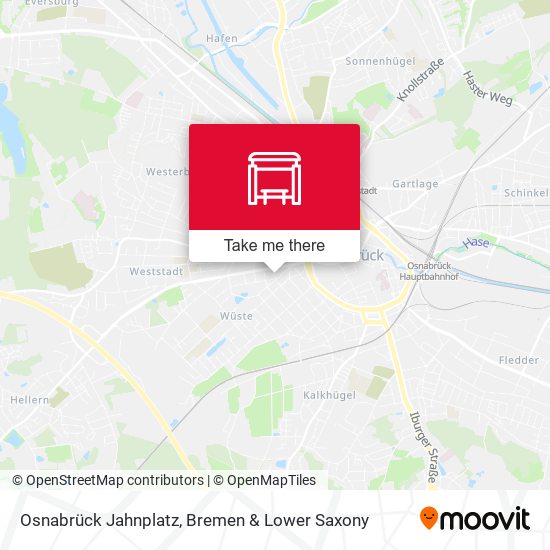 Osnabrück Jahnplatz map