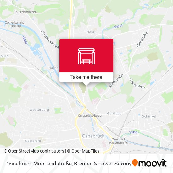 Osnabrück Moorlandstraße map