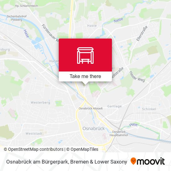 Osnabrück am Bürgerpark map