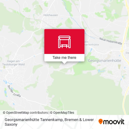 Georgsmarienhütte Tannenkamp map