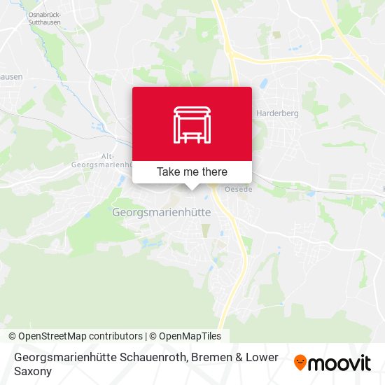Georgsmarienhütte Schauenroth map