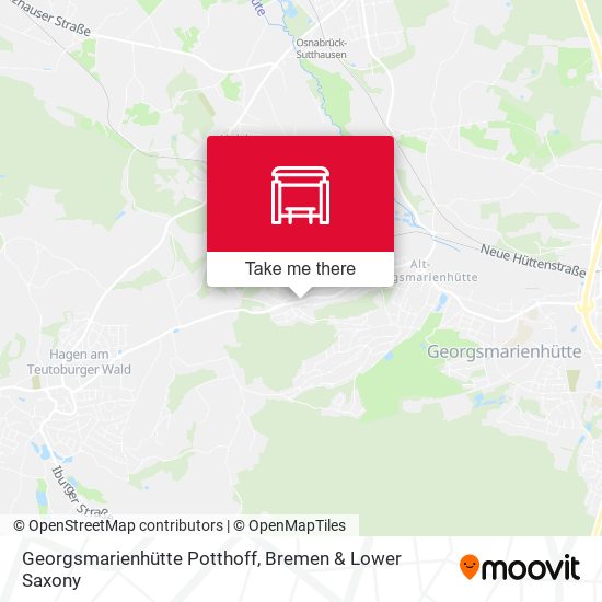 Georgsmarienhütte Potthoff map