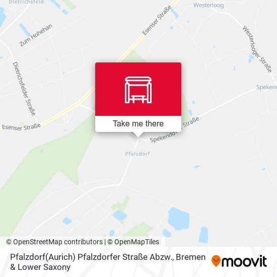 Pfalzdorf(Aurich) Pfalzdorfer Straße Abzw. map