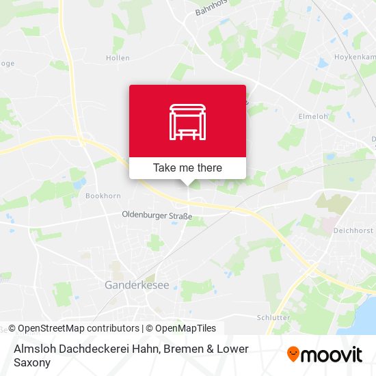 Almsloh Dachdeckerei Hahn map