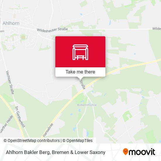 Ahlhorn Bakler Berg map