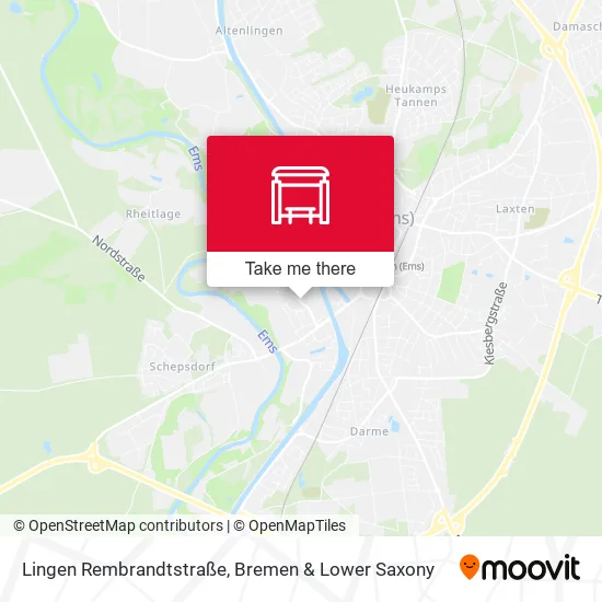 Карта Lingen Rembrandtstraße