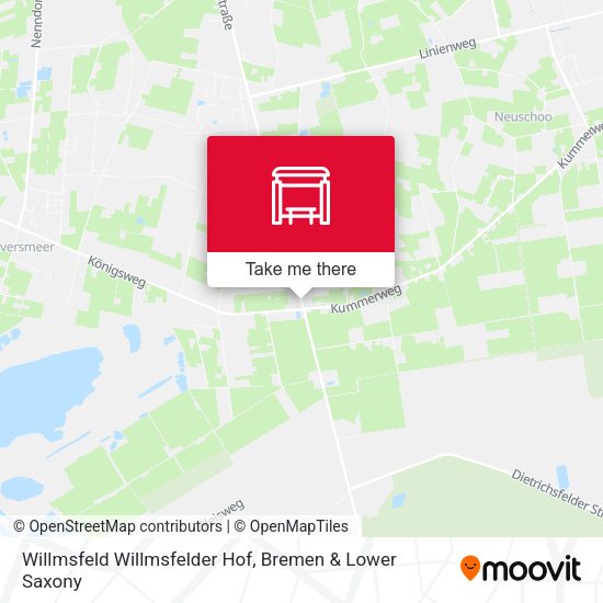 Willmsfeld Willmsfelder Hof map
