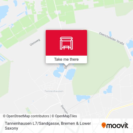 Tannenhausen L7/Sandgasse map
