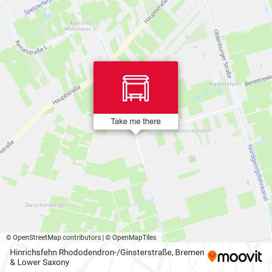 Hinrichsfehn Rhododendron- / Ginsterstraße map