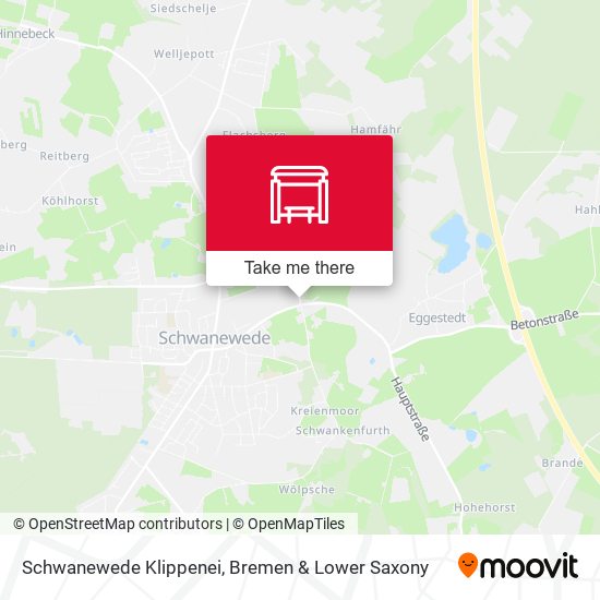 Schwanewede Klippenei map