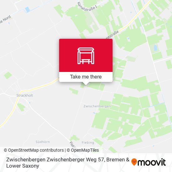 Zwischenbergen Zwischenberger Weg 57 map