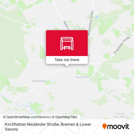 Kirchhatten Neuländer Straße map