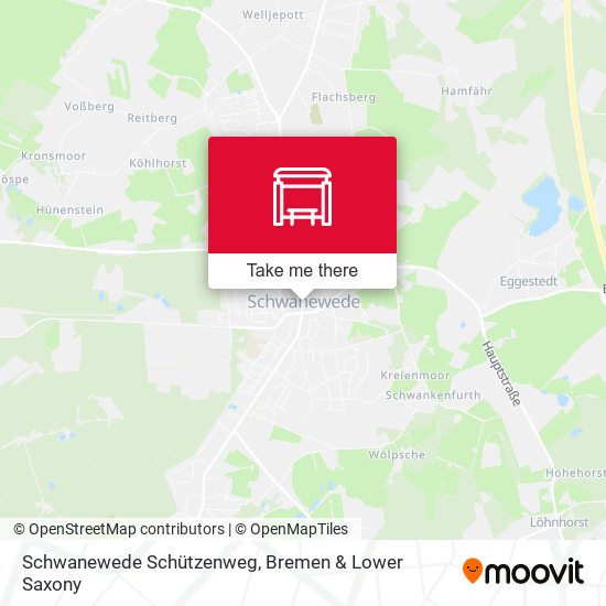 Schwanewede Schützenweg map
