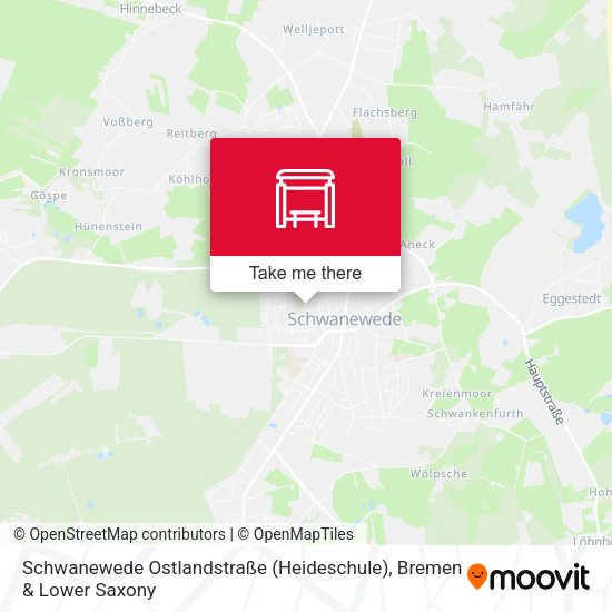 Schwanewede Ostlandstraße (Heideschule) map
