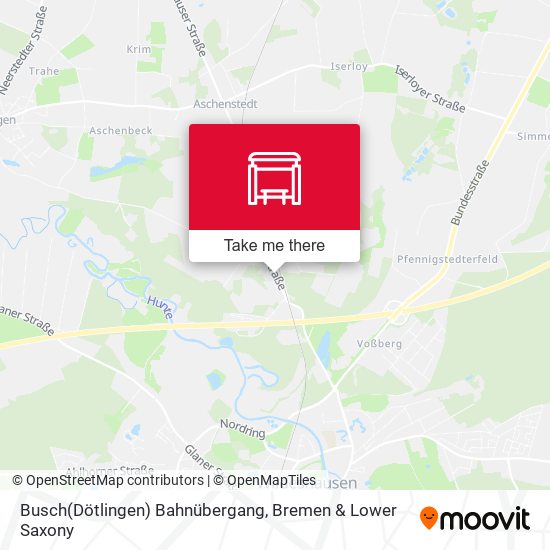 Busch(Dötlingen) Bahnübergang map