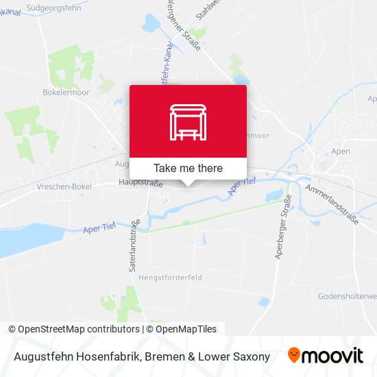 Augustfehn Hosenfabrik map