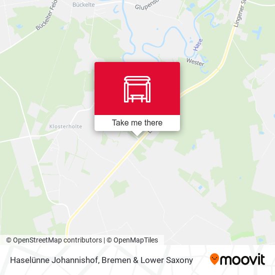 Haselünne Johannishof map