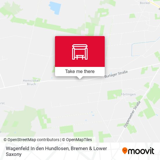 Wagenfeld In den Hundlosen map