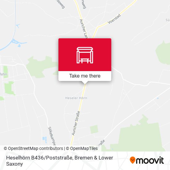 Heselhörn B436/Poststraße map