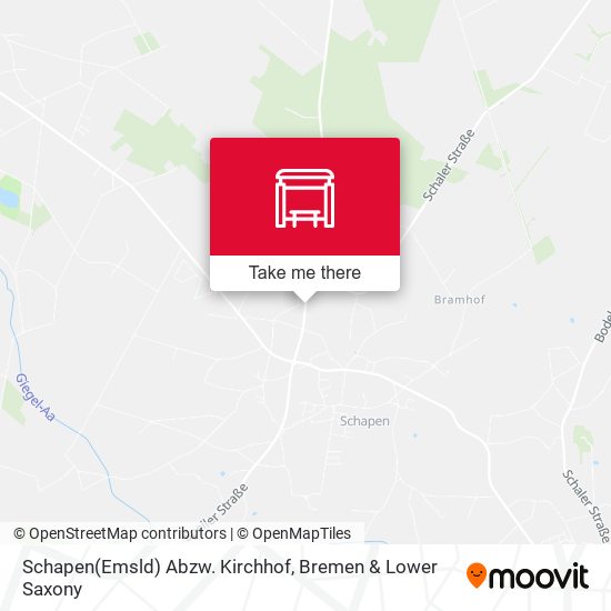 Schapen(Emsld) Abzw. Kirchhof map