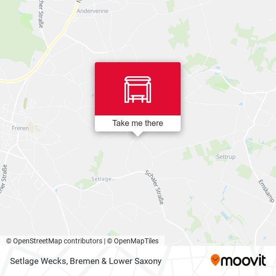 Setlage Wecks map