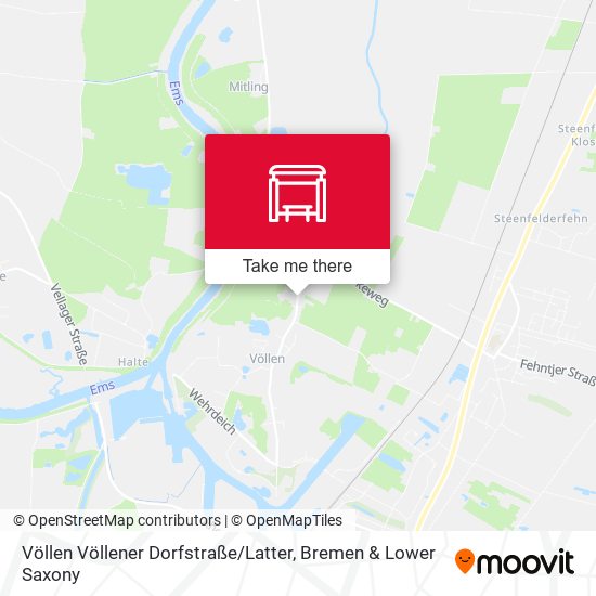 Völlen Völlener Dorfstraße / Latter map