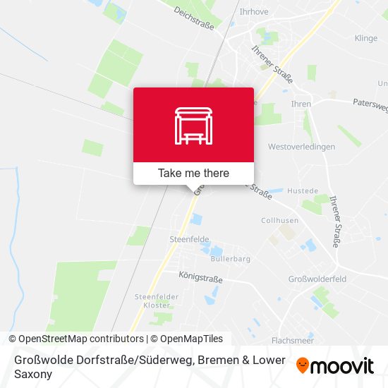 Großwolde Dorfstraße/Süderweg map