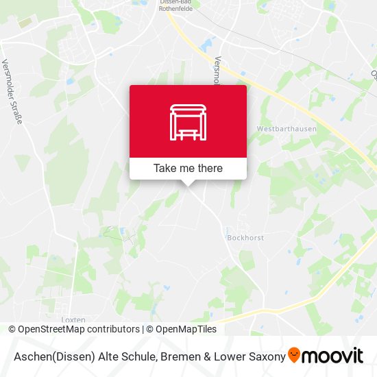 Aschen(Dissen) Alte Schule map