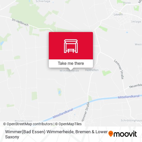 Wimmer(Bad Essen) Wimmerheide map