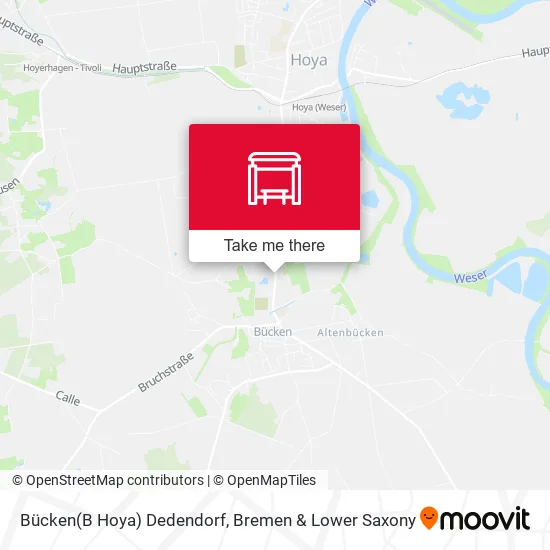 Карта Bücken(B Hoya) Dedendorf