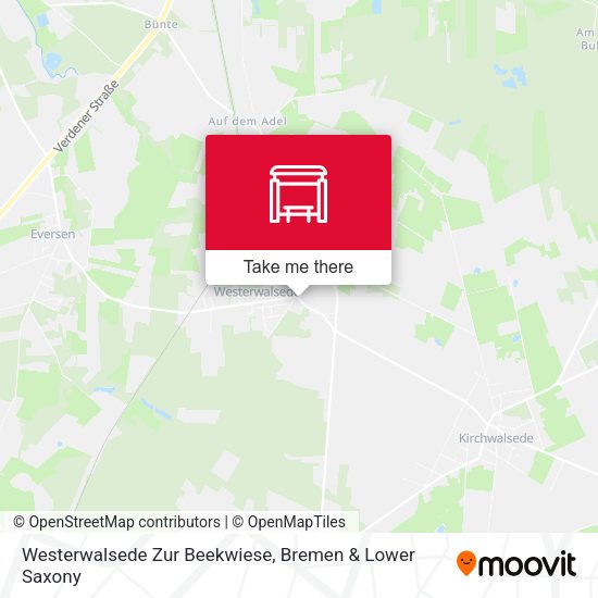 Westerwalsede Zur Beekwiese map