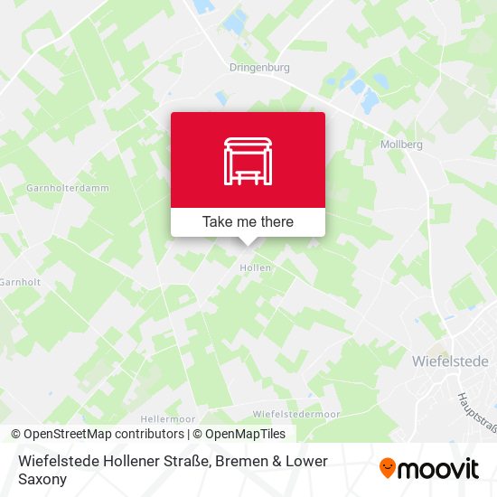 Wiefelstede Hollener Straße map