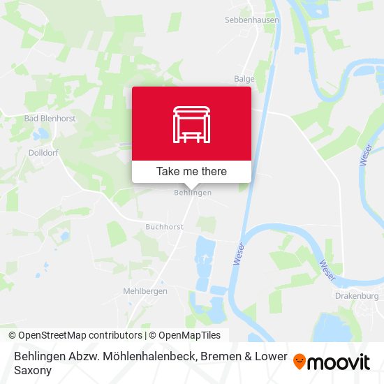 Behlingen Abzw. Möhlenhalenbeck map