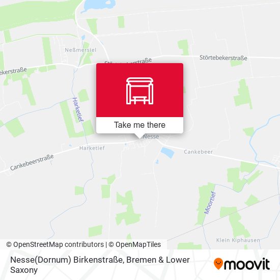 Nesse(Dornum) Birkenstraße map